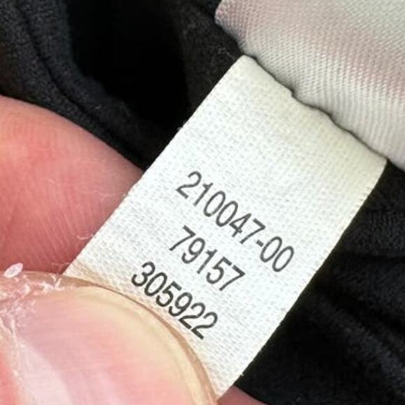 Athleta Side Stripe Salutation 7/8 Legging, Mesh Accent, Black/White, SMALL - Picture 4 of 7